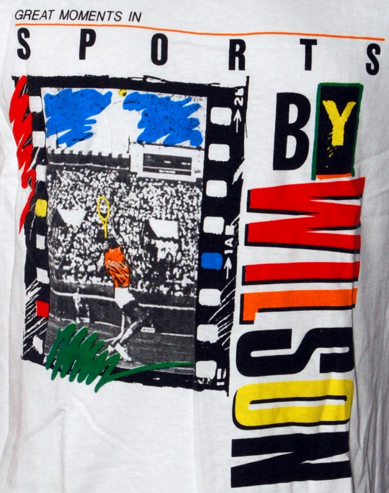 Wilson — WILSON "GREAT MOMENTS" Cotton T-Shirt (Large)